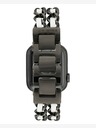 Steve Madden Dámský řemínek Steve Madden v kombinaci ocel a veganská kůže pro Apple Watch 38/40/41mm, WS/1001BKWT424445