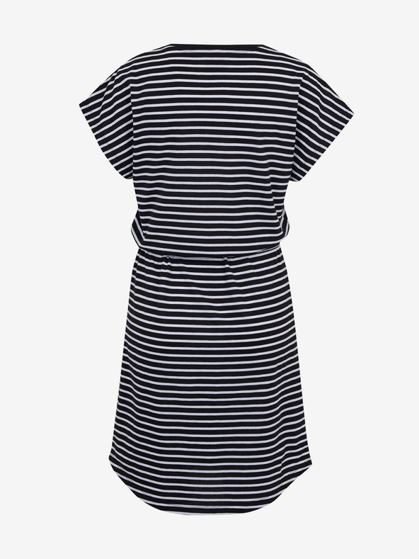 Sam 73 Bílo-černé dámské pruhované šaty SAM73 Sagitta