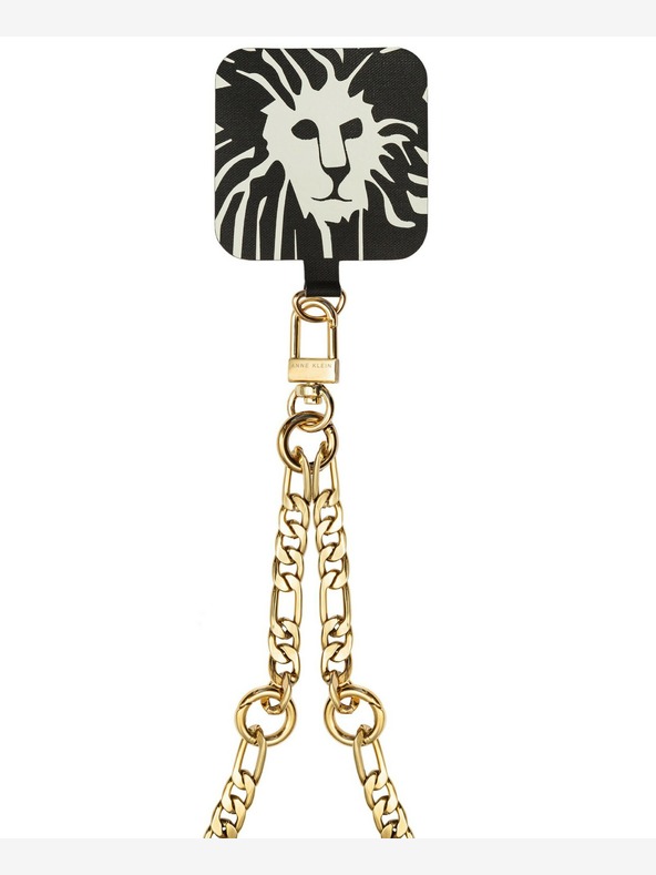 Anne Klein Kovový crossbody řetízek k mobilu Anne Klein WK4022GPGP