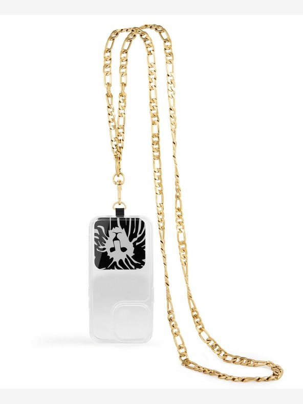 Anne Klein Kovový crossbody řetízek k mobilu Anne Klein WK4022GPGP