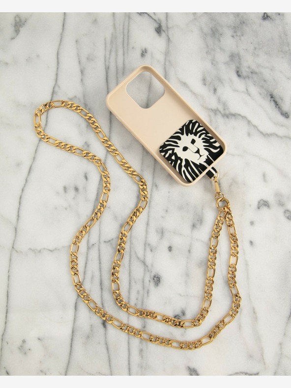 Anne Klein Kovový crossbody řetízek k mobilu Anne Klein WK4022GPGP