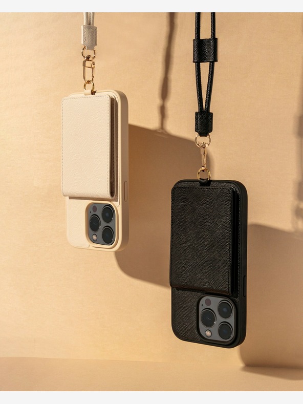 Anne Klein Krémový kryt Anne Klein pro iPhone 14 Pro Max