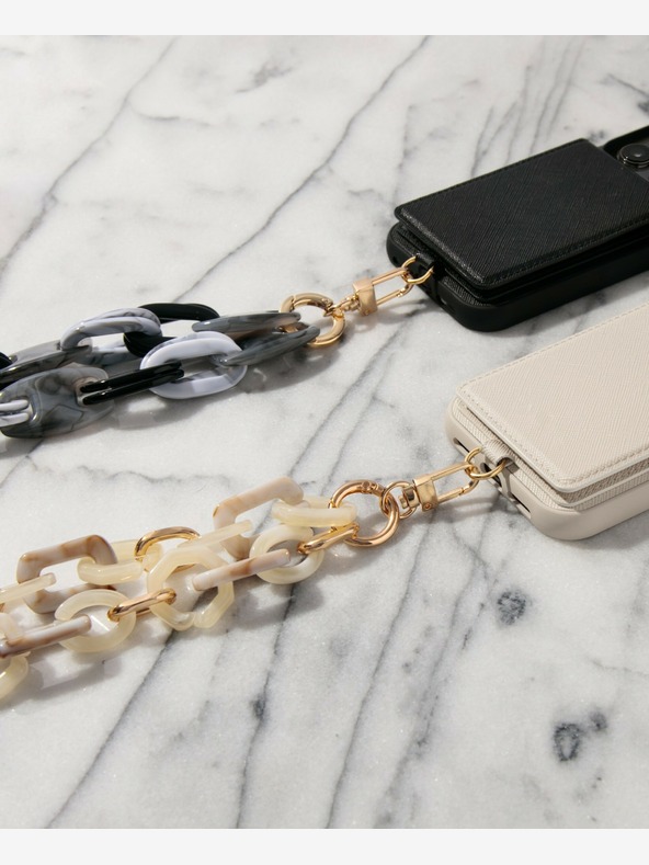 Anne Klein Krémový kryt Anne Klein pro iPhone 14 Pro Max