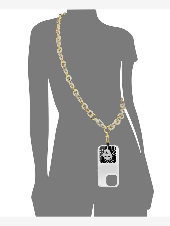 Anne Klein Plastový crossbody řetízek k mobilu Anne Klein WK4028GPIV