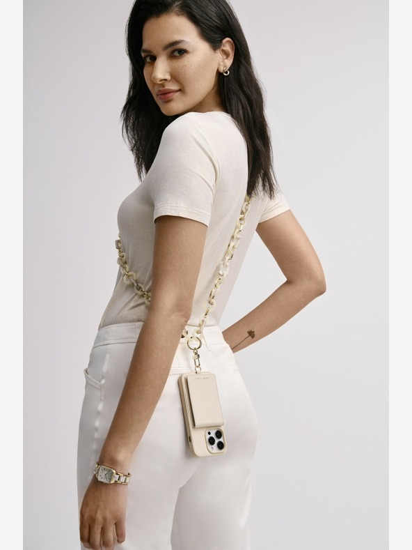 Anne Klein Plastový crossbody řetízek k mobilu Anne Klein WK4028GPIV