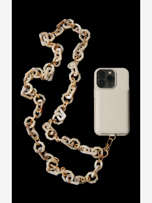 Anne Klein Plastový crossbody řetízek k mobilu Anne Klein WK4028GPIV