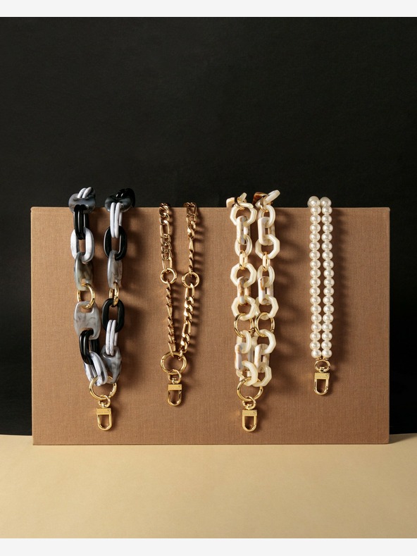 Anne Klein Plastový crossbody řetízek k mobilu Anne Klein WK4028GPIV