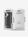 DKNY DKNY PU Leather Checkered Pattern Magsafe Zadní Kryt pro iPhone 16 Plus Black