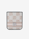 DKNY DKNY PU Leather Checkered Pattern and Stripe Zadní Kryt pro Samsung Galaxy Z Flip 6 Pink