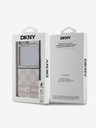 DKNY DKNY PU Leather Checkered Pattern and Stripe Zadní Kryt pro Samsung Galaxy Z Flip 6 Pink