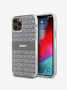 DKNY PC/TPU Repeat Pattern Tonal Stripe Magsafe Zadní Kryt pro iPhone 12/12 Pro Beige DKNY