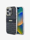 DKNY DKNY PC/TPU Repeat Pattern Tonal Stripe Magsafe Zadní Kryt pro iPhone 16 Pro Black