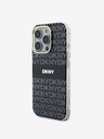 DKNY DKNY PC/TPU Repeat Pattern Tonal Stripe Magsafe Zadní Kryt pro iPhone 16 Pro Black