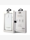 Karl Lagerfeld Grained PU Hotel RSG Zadní Kryt pro iPhone 15 Grey Karl Lagerfeld