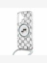 Karl Lagerfeld Karl Lagerfeld IML Monogram Crossbody K&CH Heads MagSafe Zadní Kryt pro iPhone 16 Transparent