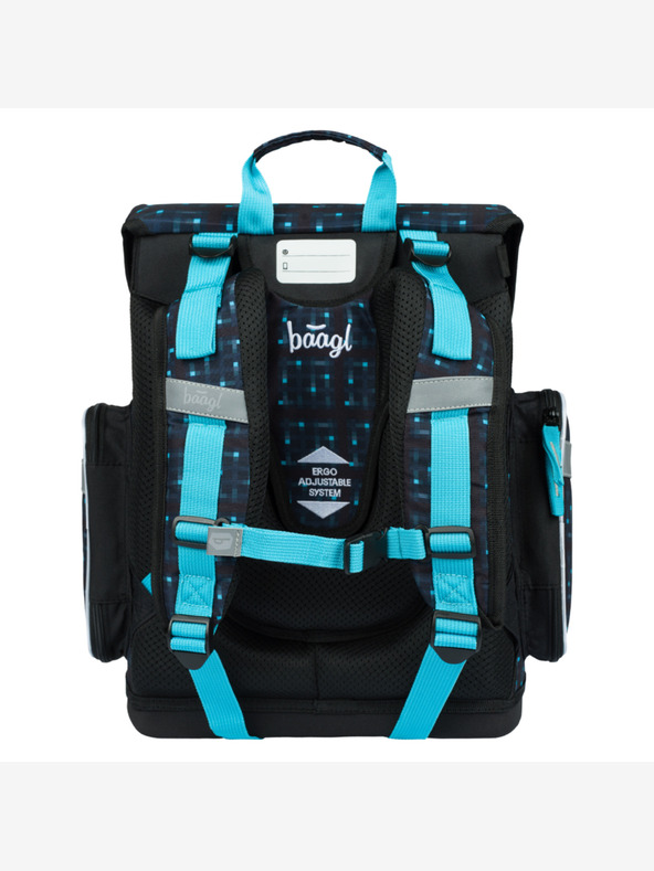 BAAGL  Ergo Minecraft Blue Axe Školní set