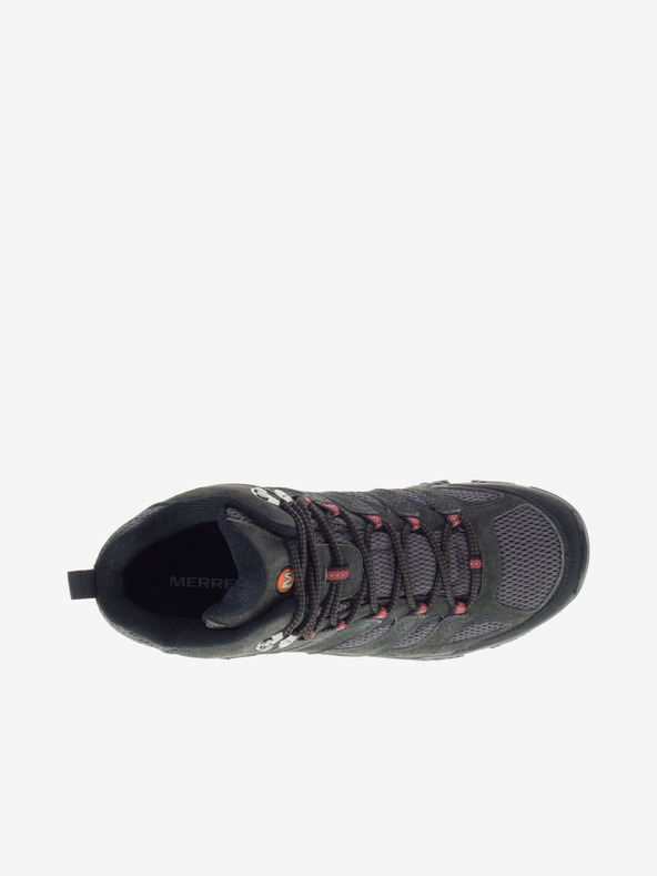 Merrell Šedé pánské kotníkové outdoorové tenisky MERRELL Moab 3 Mid GTX