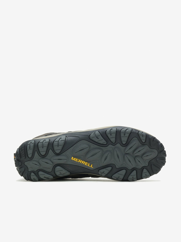 Merrell Hnědo-černé pánské kotníkové outdoorové tenisky MERRELL West Rim Sport Mid GTX
