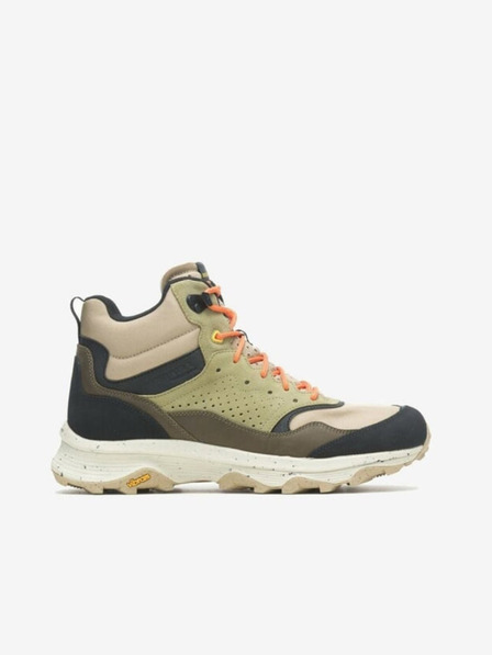 Merrell Béžové pánské outdoorové kotníkové tenisky MERRELL Speed Solo Mid Waterproof