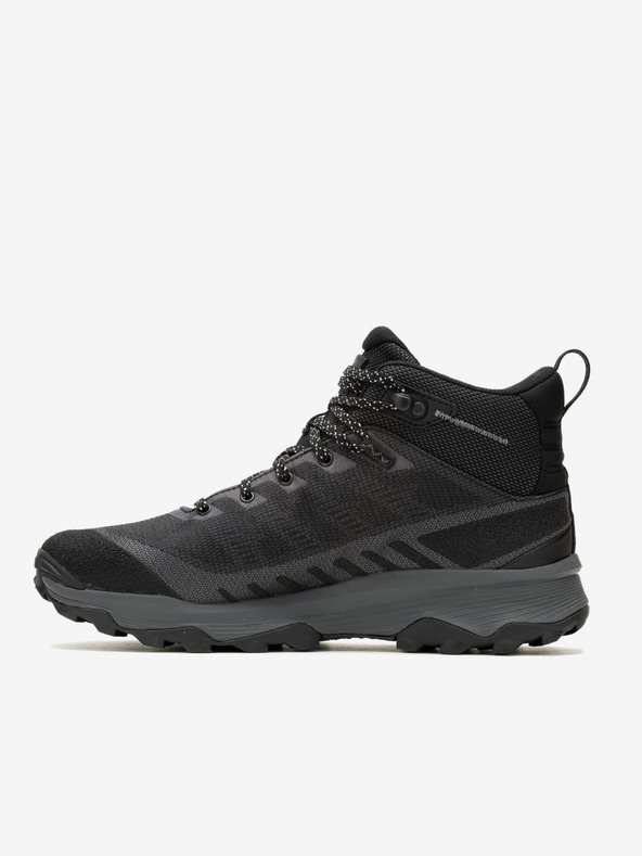 Merrell Černé pánské kotníkové outdoorové tenisky MERRELL Speed Eco Mid Waterproof