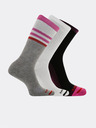 Merrell Ponožky Merrell Cushioned Cotton Stripe Crew 3 páry