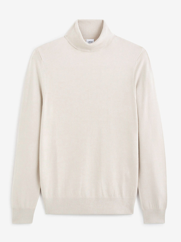 Celio Béžový pánský rolák Celio Cerouley