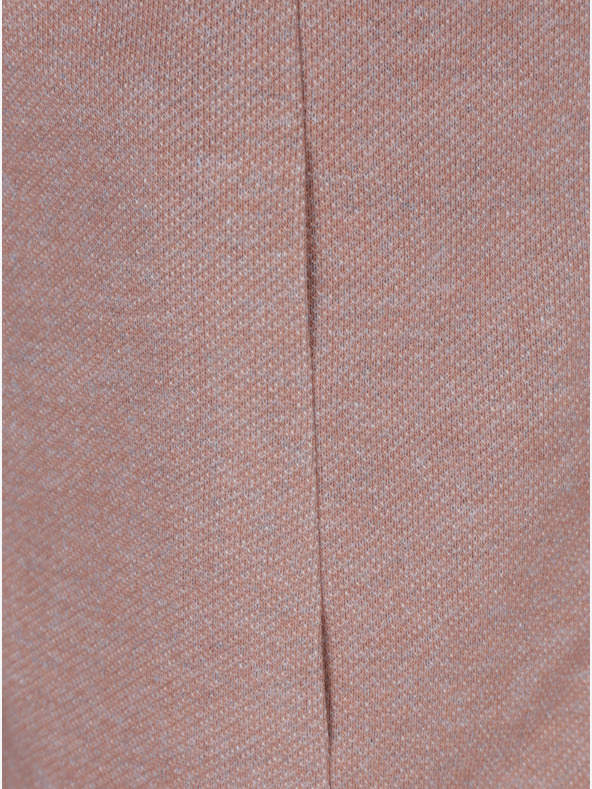 ONLY Starorůžový dámský žíhaný lehký kabát s kapucí ONLY Sedona