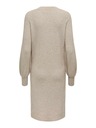 ONLY Béžové dámské svetrové šaty ONLY Katia