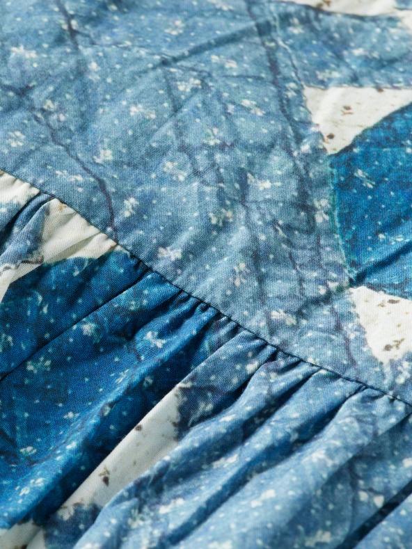 Scotch & Soda Modré dámské vzorované šaty Scotch & Soda