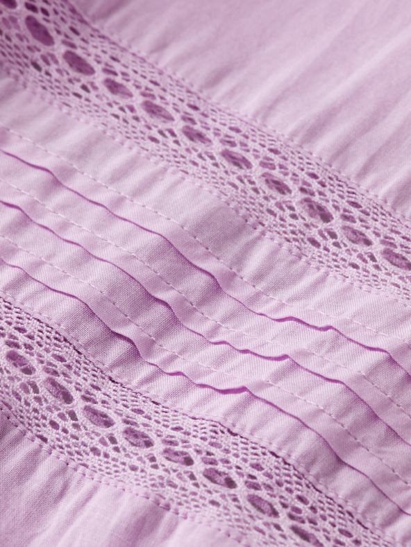 Scotch & Soda Růžové dámské maxi šaty Scotch & Soda