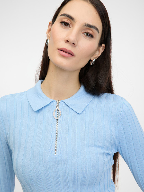 Orsay Světle modrý dámský svetr ORSAY