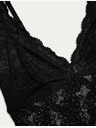 Marks & Spencer Krajkové body Cleo bez kostic Marks & Spencer černá