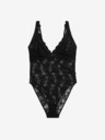 Marks & Spencer Krajkové body Cleo bez kostic Marks & Spencer černá