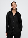 GAP Lněná oversize košile Big Shirt GAP