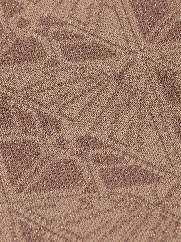 Scotch & Soda Hnědé dámské vzorované pletené kalhoty Scotch & Soda