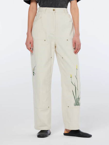 Scotch & Soda Krémové dámské kalhoty Scotch & Soda