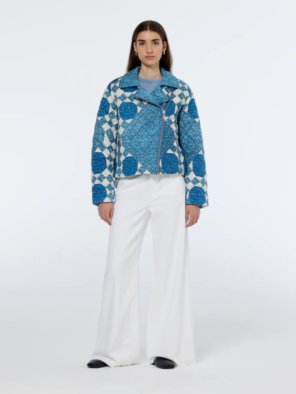 Scotch & Soda Bílé dámské široké džíny Scotch & Soda