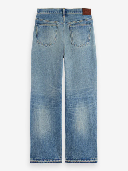 Scotch & Soda Modré dámské loose fit džíny vintage touch Scotch & Soda