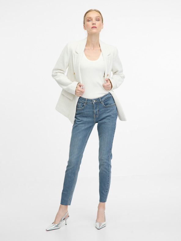 Orsay Modré dámské skinny fit džíny ORSAY