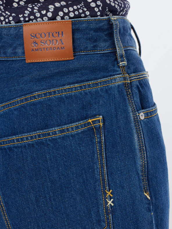 Scotch & Soda Modré dámské bootcut džíny Scotch & Soda