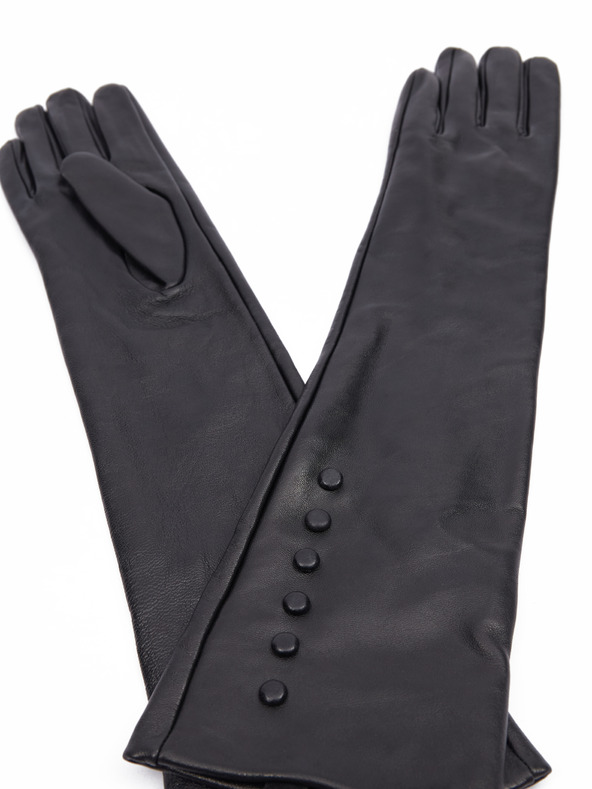Orsay Černé dámské dlouhé rukavice ORSAY