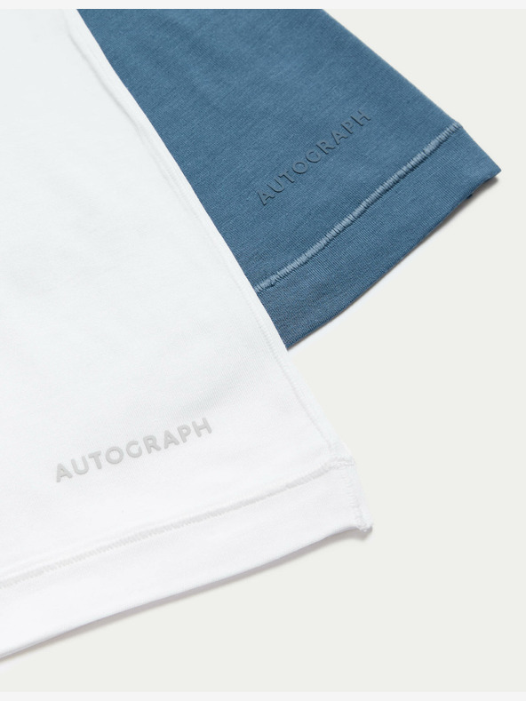 Marks & Spencer Vesta bez rukávů s vysokým podílem modalu, s 360stupňovou pružností, 2 ks Marks & Spencer modrá