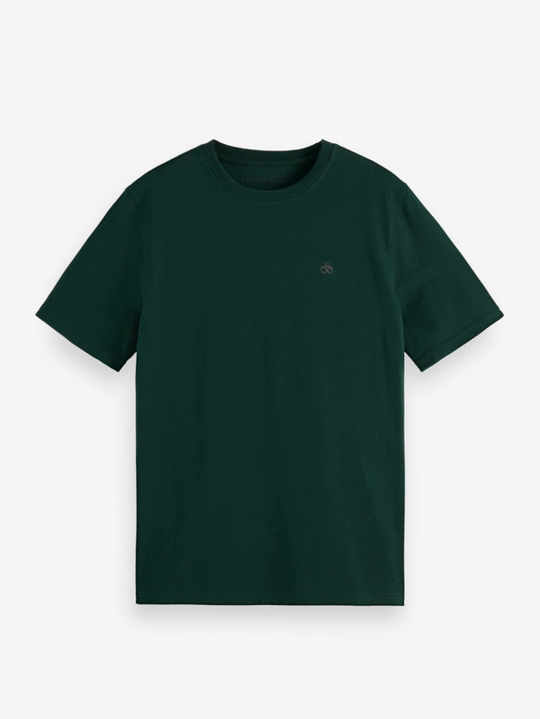 Scotch & Soda Tmavě zelené pánské tričko Scotch & Soda