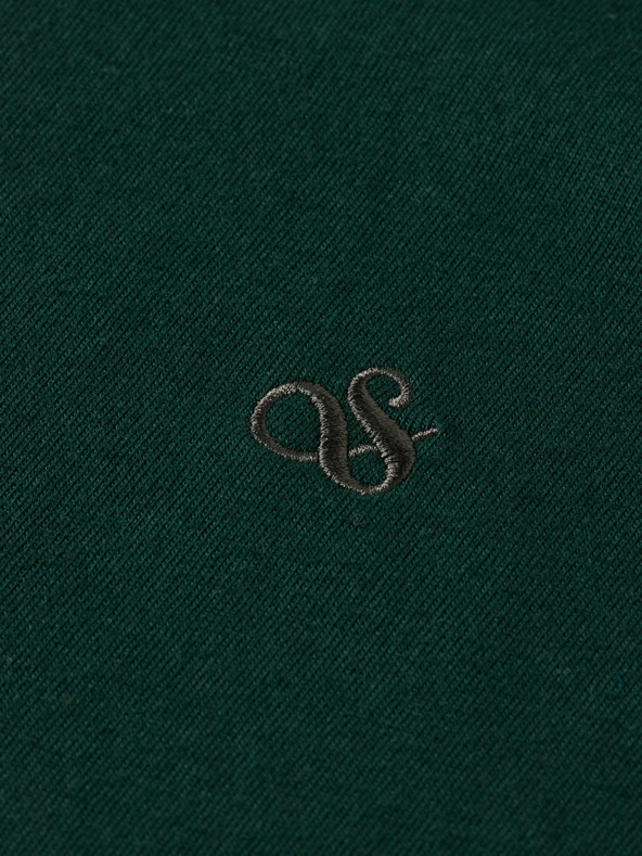 Scotch & Soda Tmavě zelené pánské tričko Scotch & Soda