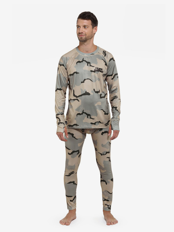 Horsefeathers Termo triko Riley - desert camo velikost L HORSEFEATHERS