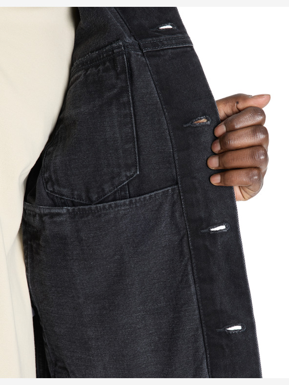 Celio Černá pánská džínová bunda Celio Gudens