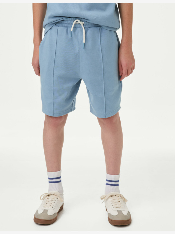 Marks & Spencer Outfit topu a spodního dílu s vysokým podílem bavlny (6–16 let) Marks & Spencer modrá