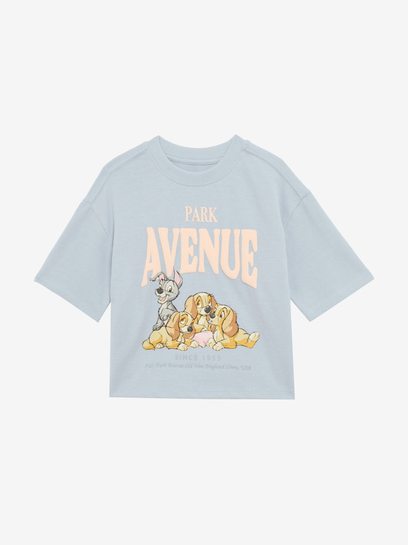 Marks & Spencer Tričko z čisté bavlny Lady and the Tramp™ (1–8 let) Marks & Spencer modrá