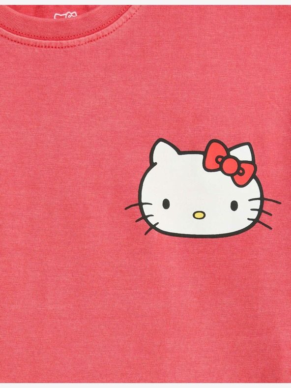 Marks & Spencer Tričko s motivem Hello Kitty™, z čisté bavlny (1–8 let) Marks & Spencer červená