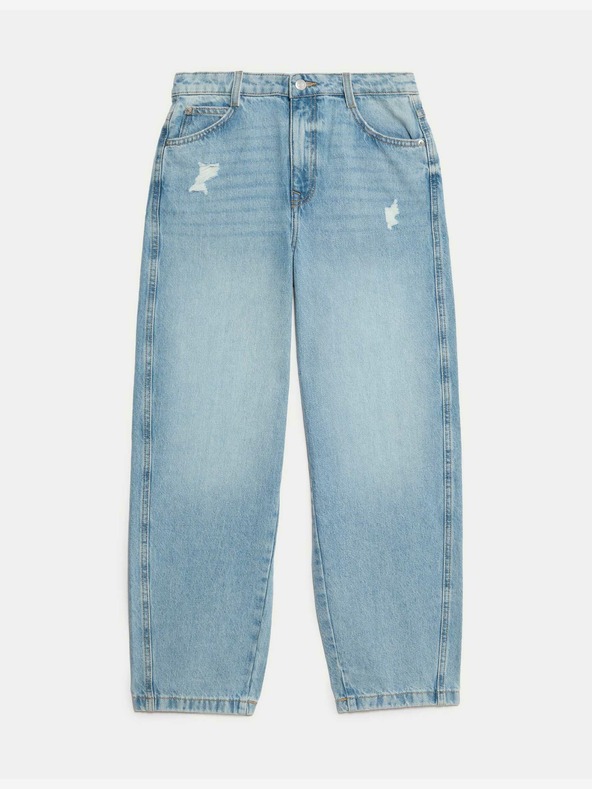 Marks & Spencer Džíny s nohavicemi mrkváčového stylu (6–16 let) Marks & Spencer námořnická modrá